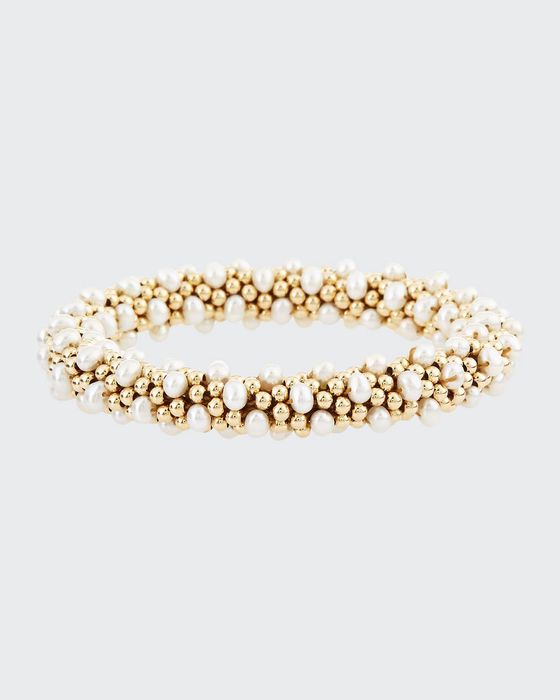 Caroline 14K Gold & Pearl Bracelet