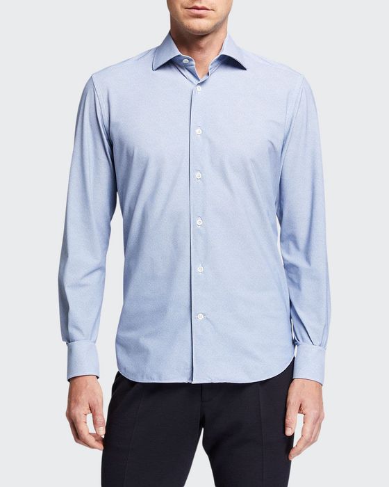 Men's Classic-Fit Solid Tech Dress Shirt