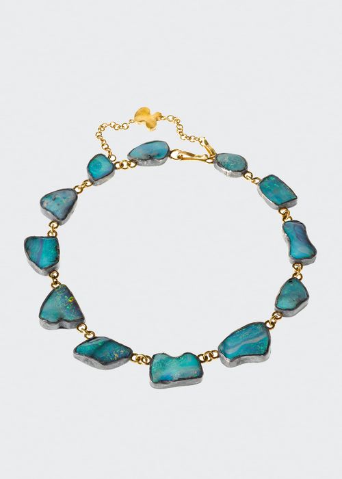 Spectacular Puddle Opal Necklace