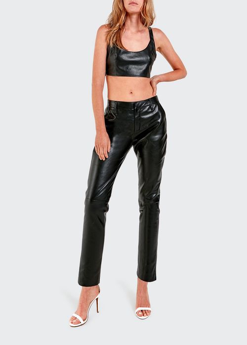 Jordan Recycled Leather Trousers