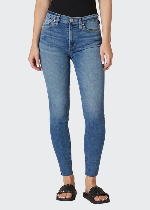 Barbara High-Waist Super Skinny Ankle Jeans