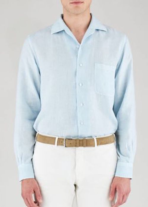 Men's Andre Dyed Linen Shirt