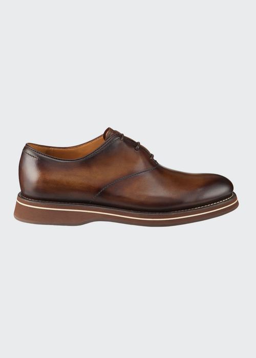 Men's Venezia Burnished Leather Oxford Shoes