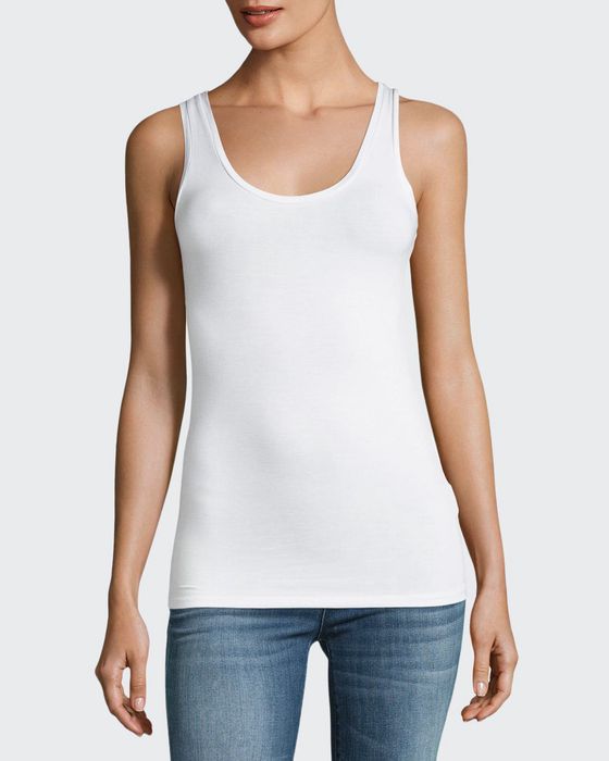 Basic Soft Touch Scoop-Neck Tank