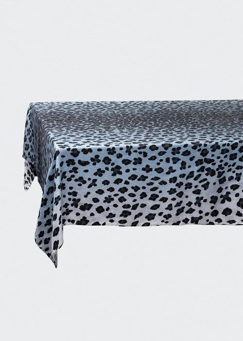 Leopard Sateen Tablecloth, Medium