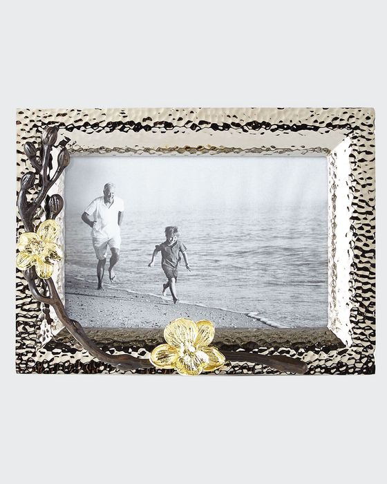 Gold Orchid 4" x 6" Picture Frame