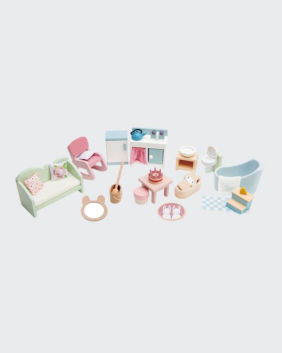 Kid's Countryside Dollhouse Furniture Set