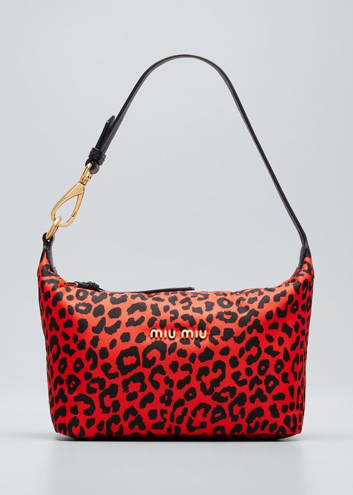 Spirit Leopard-Print Mini Top-Handle Bag
