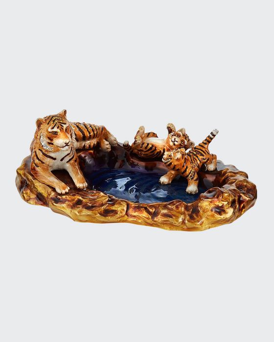 Tiger and Cubs Tray
