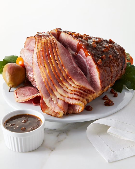 Half Honey Glazed Ham with Praline Walnut Glaze, Serves 12-15