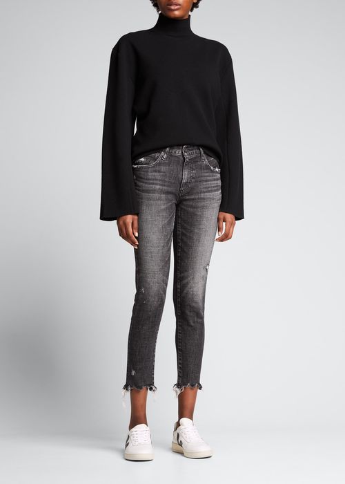 Checotah Skinny Jeans with Chewed Hem