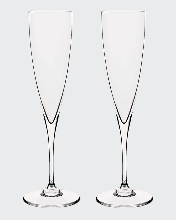 Dom Perignon Champagne Flutes, Set of Two