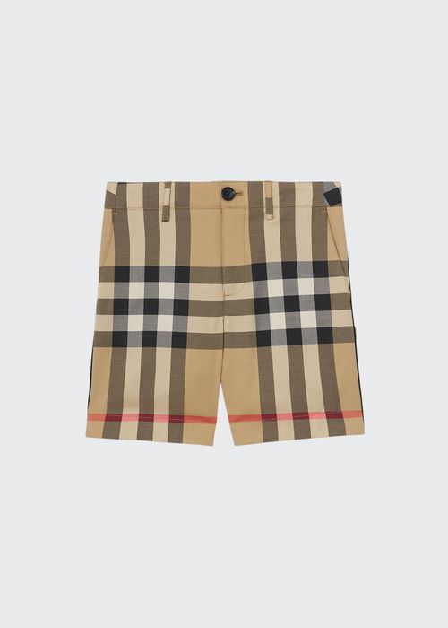 Boy's Royston Vintage Check Shorts, Size 3-14