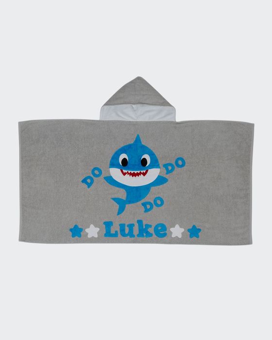 Personalized Baby Shark Hooded Towel