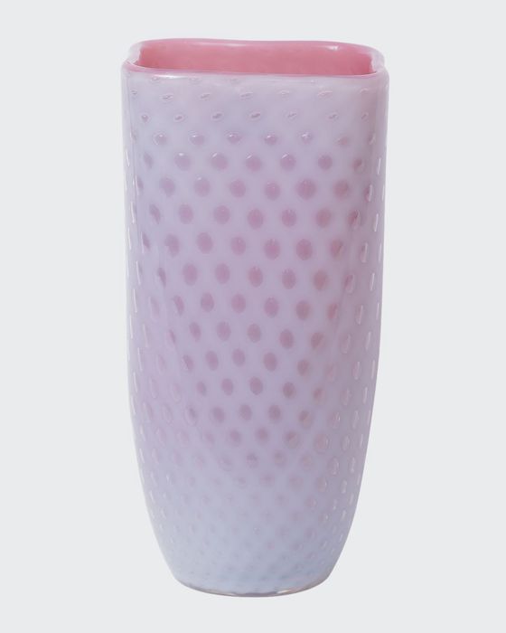 Heavy Cased Mid-Century Modern Italian Lavender Vase