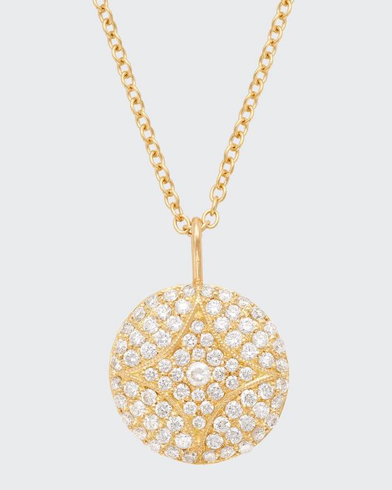 Aladdin Pave Diamond Pendant Necklace