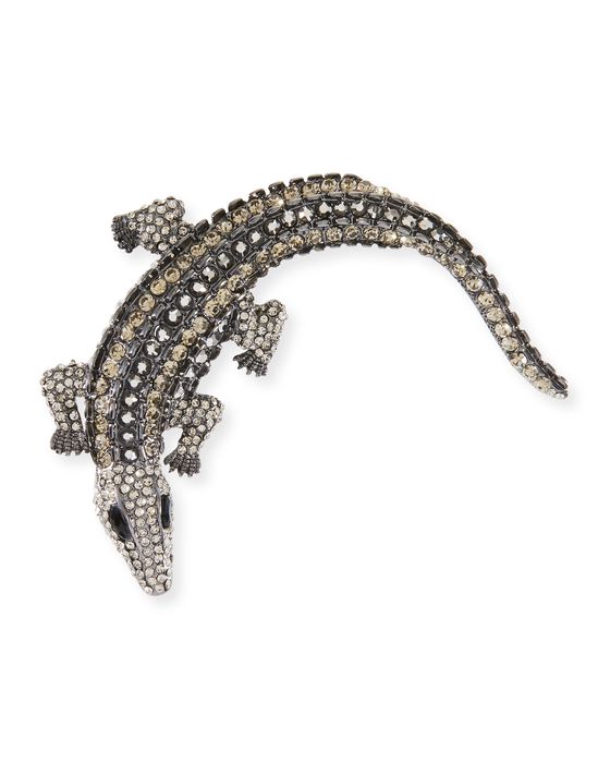 Embellished Alligator Hair Pin