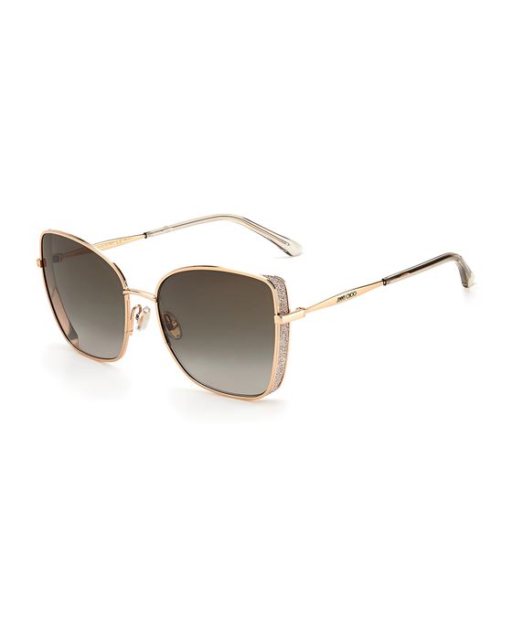 Alexis Stainless Steel Butterfly Sunglasses