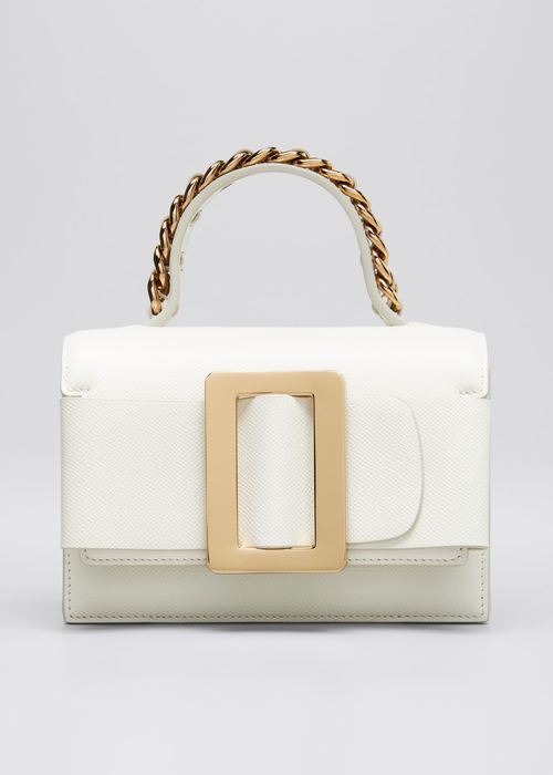 Fred 19 Chain and Leather Belted Top-Handle Bag