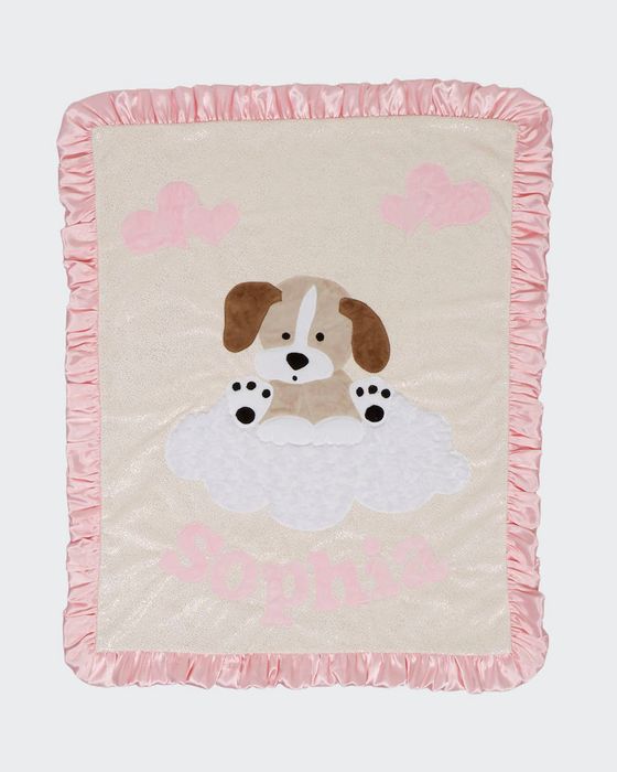 Personalized Puppy Dreams Plush Blanket