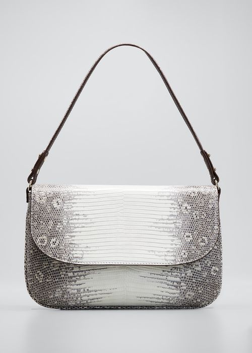 Luisa Lizard Shoulder Bag