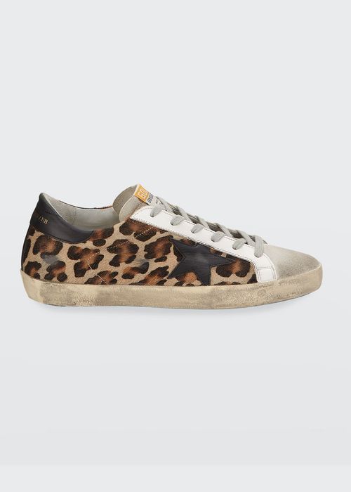 Superstar Leopard Calf Hair Sneakers