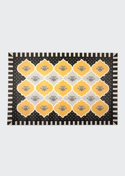 Queen Bee Floor Mat, 2' x 3'