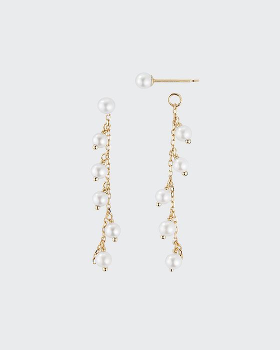 Sea of Beauty 14k Gold Pearl Drop Earrings