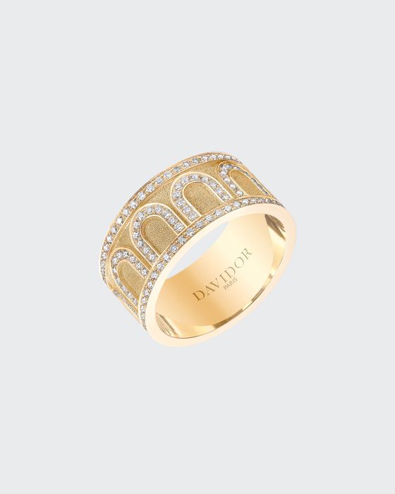 L'Arc de Davidor 18k Gold Diamond Ring - Grand Model, Sz. 6.5