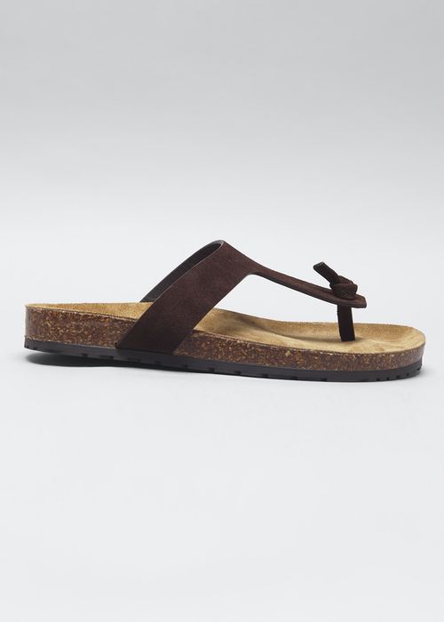 Jimmy Suede Thong Sandals
