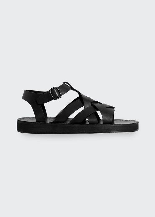 Beltra Woven Ankle-Strap Sandals