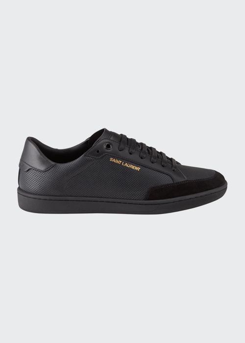 Men's Court Classic Perforated Leather Sneakers
