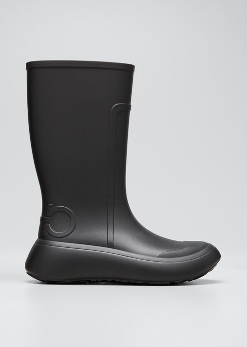 Gancini Tall Rubber Rain Boots
