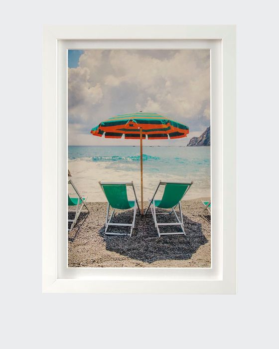 "The Umbrella Cinque Terre" Mini Giclee Print