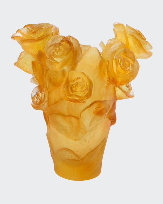 Yellow Small Rose Passion Vase