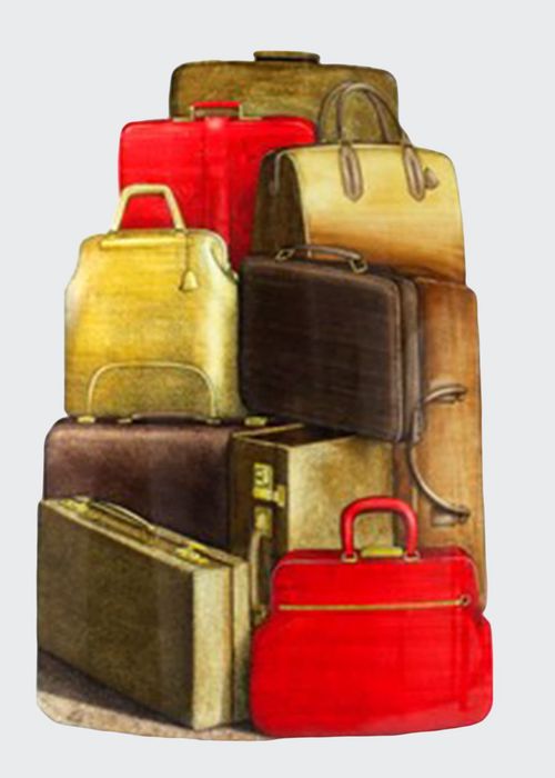 Trompe loeil Valigie suitcase optical illusion Umbrella stand
