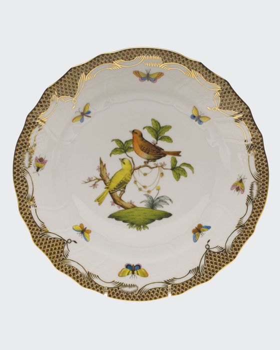 Rothschild Bird Brown Motif 06 Dinner Plate