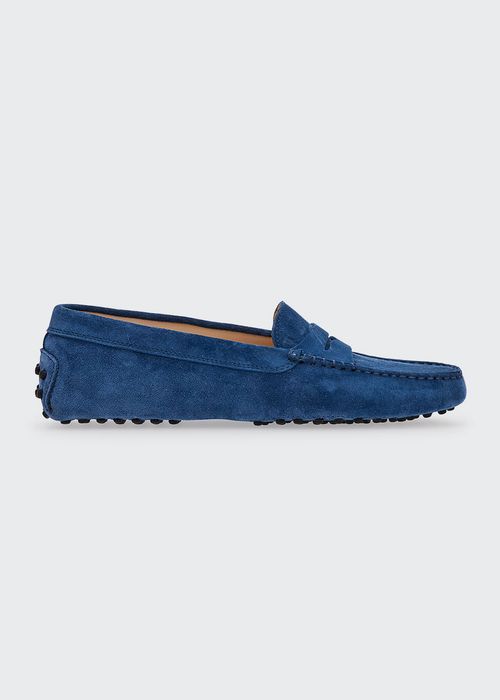 Gommini Suede Driver Penny Loafers
