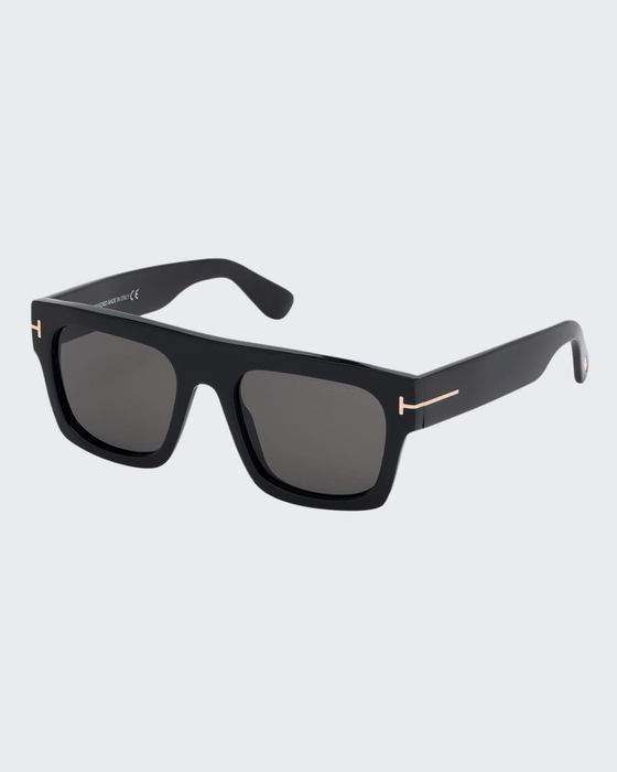 Men's Fausto Thick Plastic Sunglasses