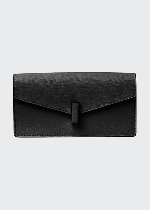 Iside Leather Envelope Clutch Bag