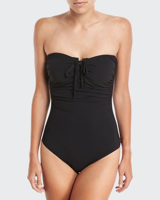 Picasso Bandeau One-Piece Swimsuit