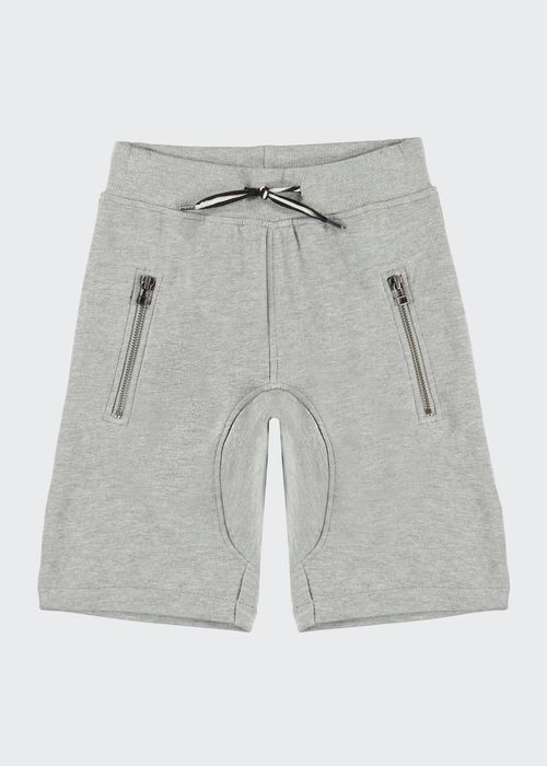 Boy's Ashton Drop Crotch Jogger Shorts, Size 8-12