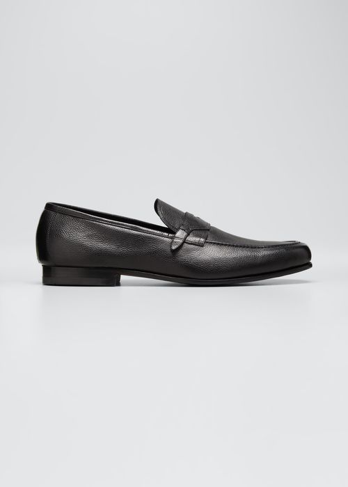Men's Soft Leather Penny Loafers