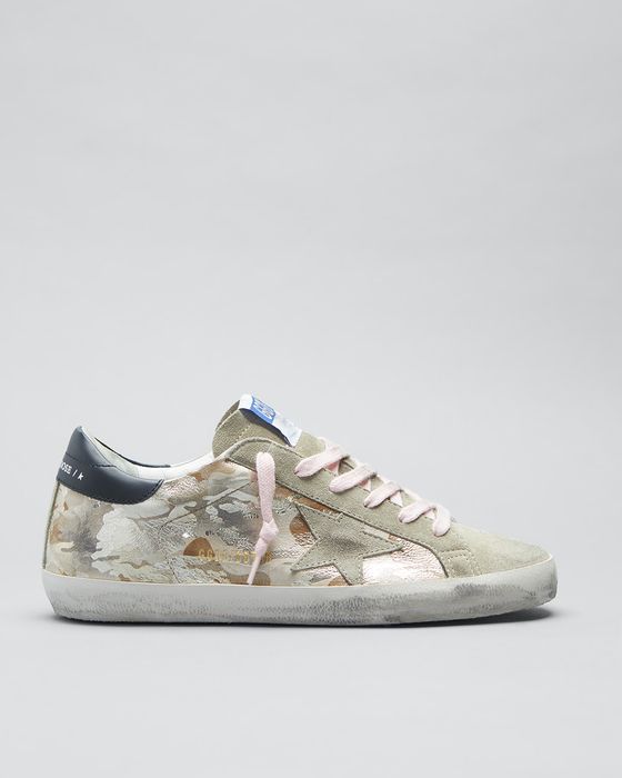Superstar Camo Leather Low-Top Sneakers