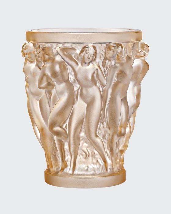 Bacchantes Small Gold-Luster Vase