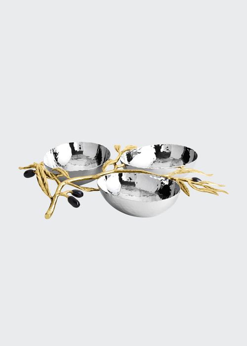 Olive Branch Triple Dish