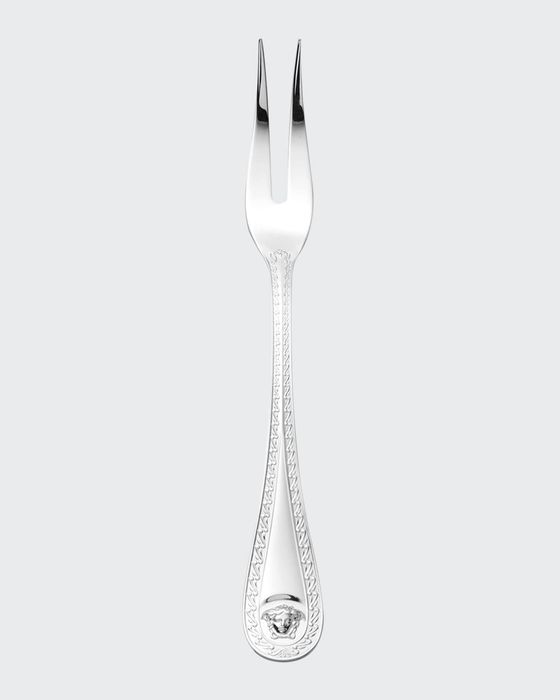 Medusa Silver-Plated Meat Fork