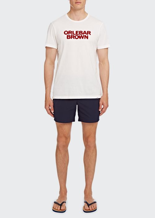 Men's Sammy Towelling-Logo T-Shirt