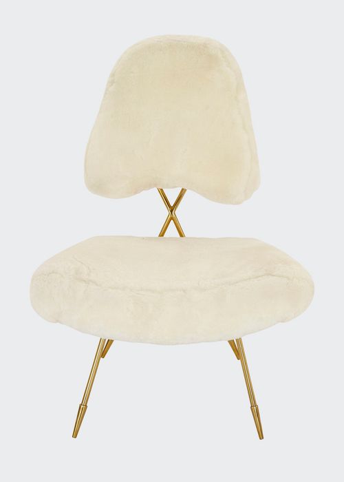 Maxime Shearling Lounge Chair