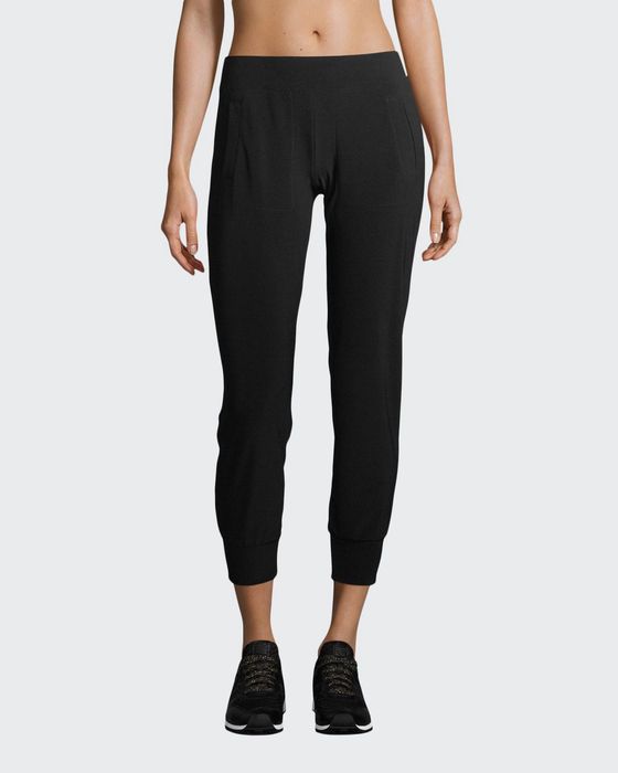 Pull-On Stretch-Jersey Jogger Pants